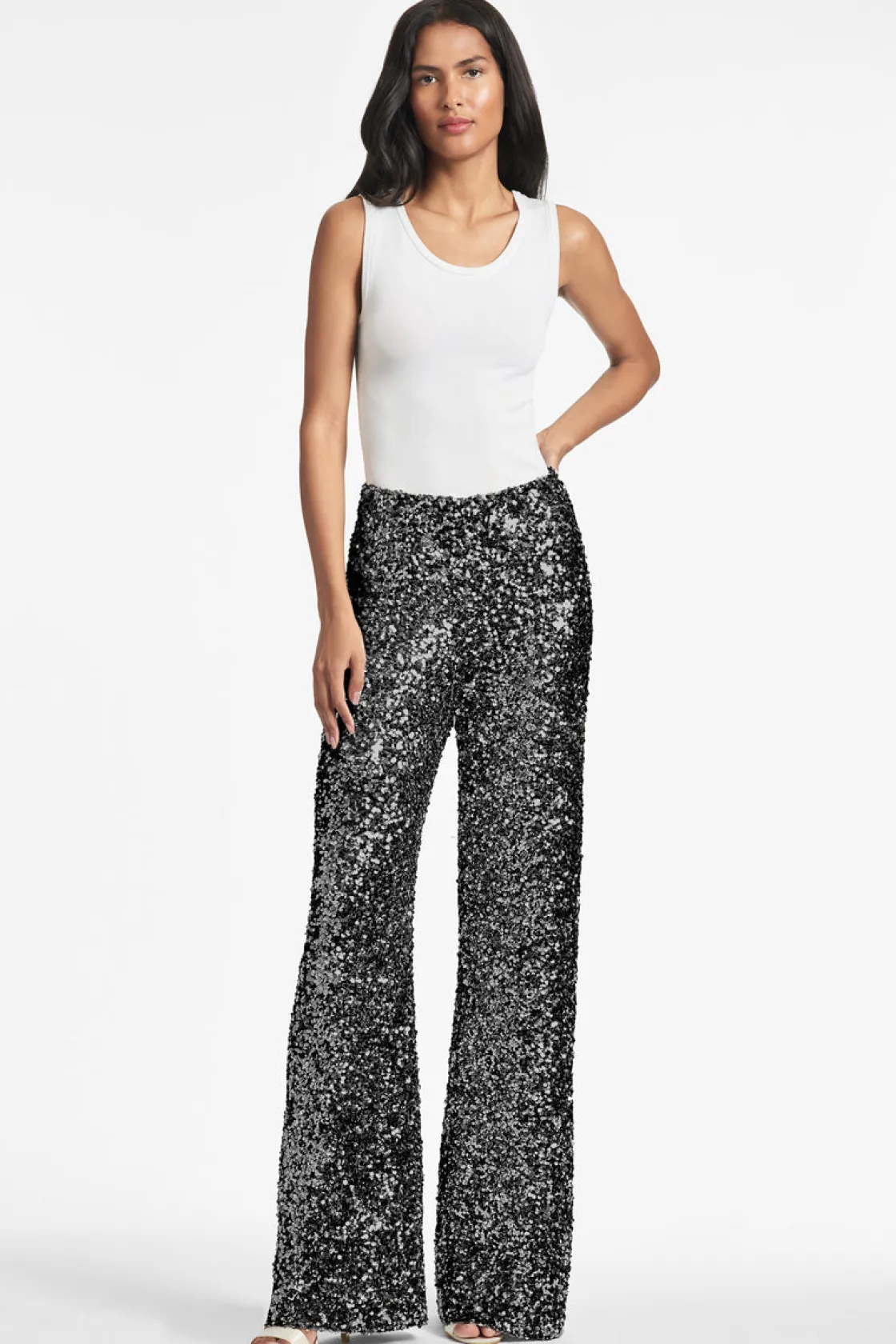 Sachin & Babi Alli Pant - Black Sequins Outlet