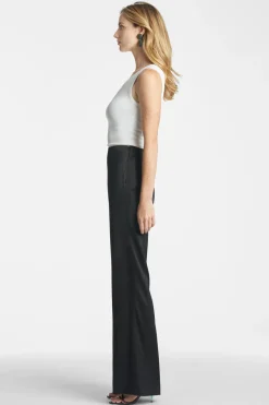 Sachin & Babi Alli Satin Pant - Black Hot