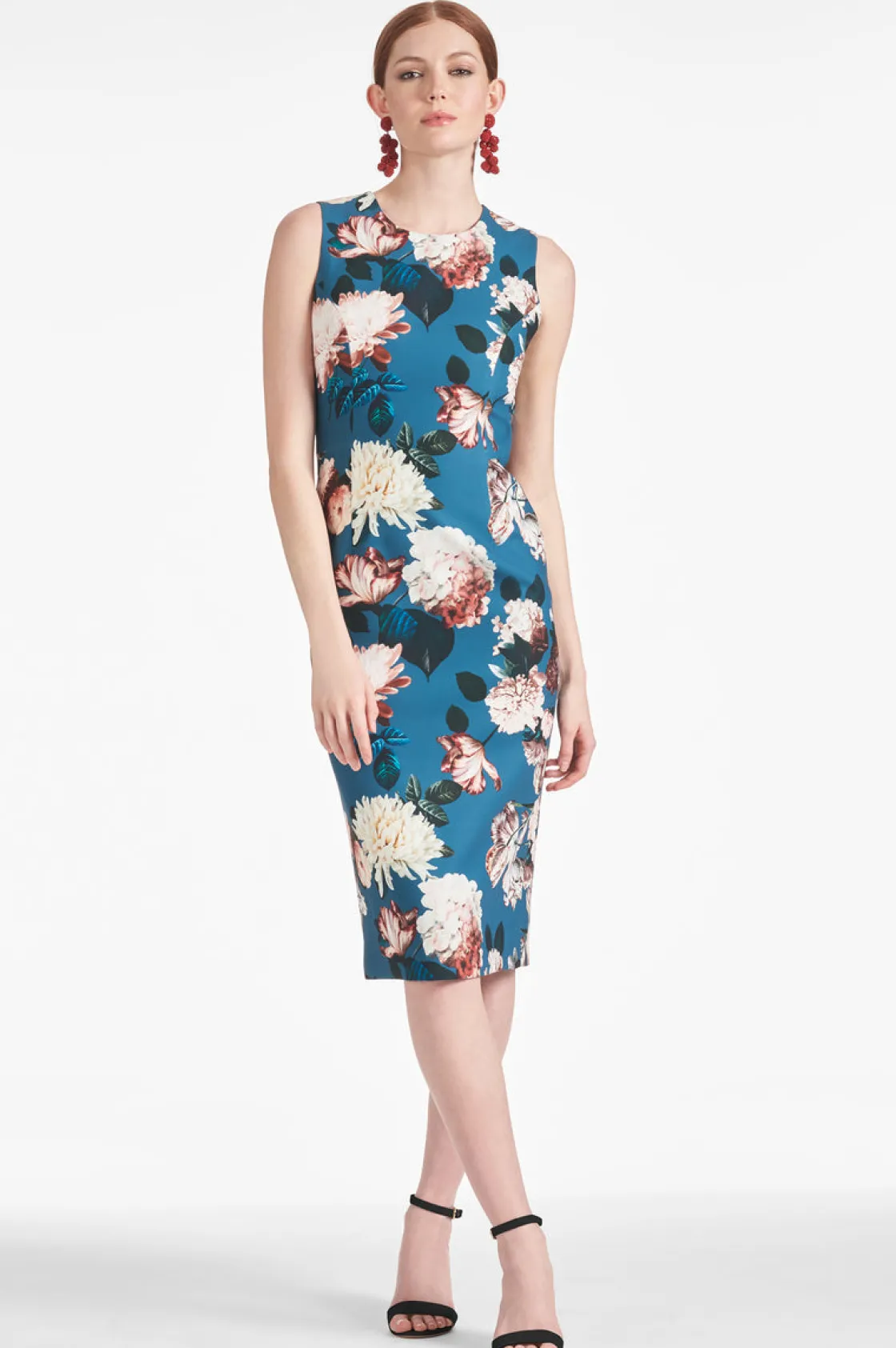 Sachin & Babi Anna Dress - Teal Garden Discount