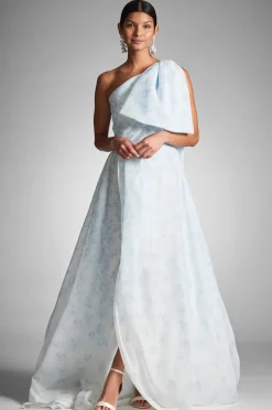 Sachin & Babi Anouk Gown - Blue Degrade Floral Store