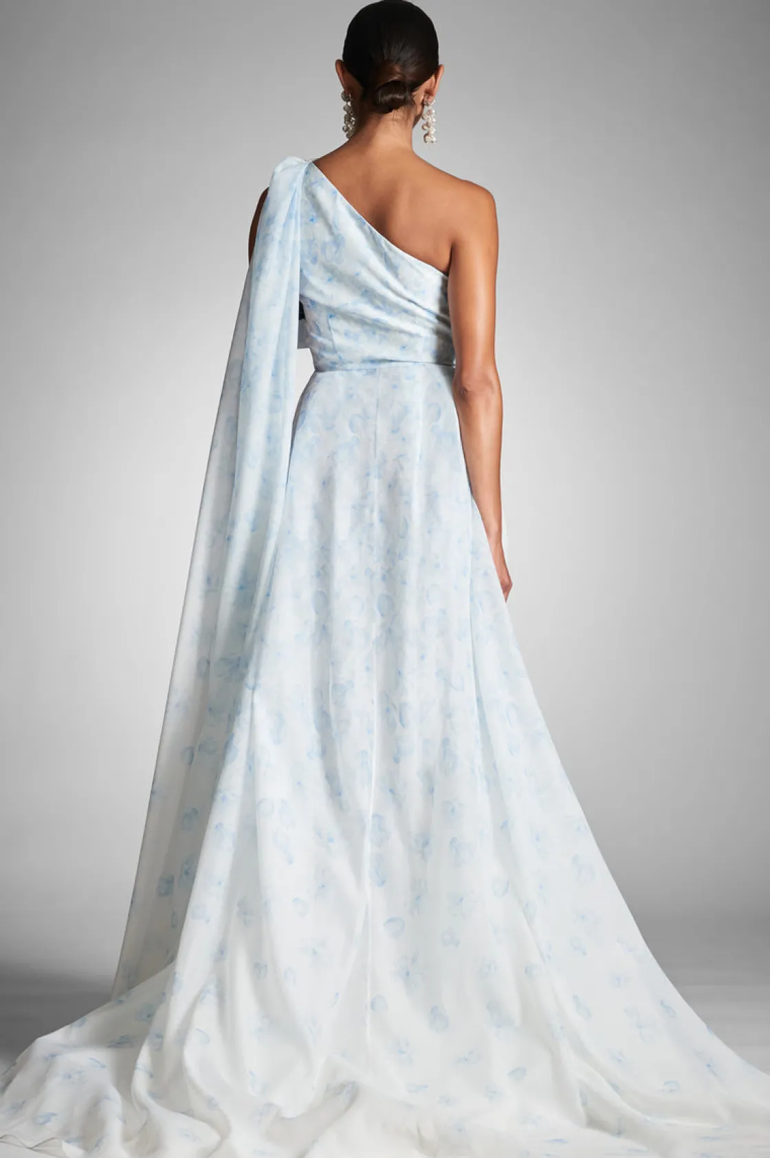 Sachin & Babi Anouk Gown - Blue Degrade Floral Store