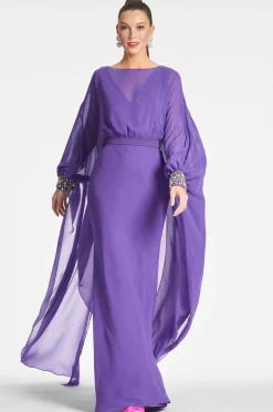 Sachin & Babi Aphrodite Gown - Amethyst Clearance