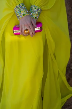 Sachin & Babi Aphrodite Gown - Neon Limeade Fashion