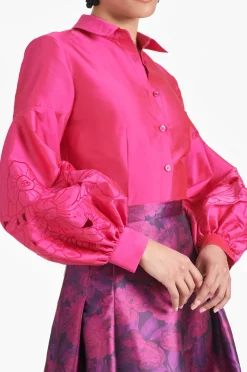 Sachin & Babi Astor Top - Fuchsia Flash Sale