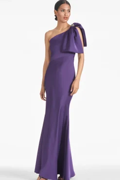 Sachin & Babi Aubrey Gown - Amethyst Clearance