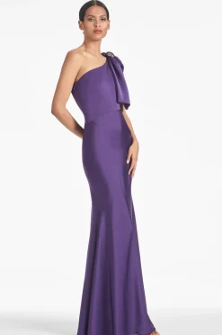 Sachin & Babi Aubrey Gown - Amethyst Clearance