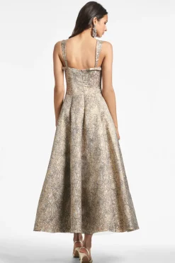 Sachin & Babi Audrey Gown - Gilded Floral Fashion