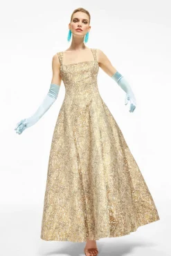 Sachin & Babi Audrey Gown - Gilded Floral Fashion
