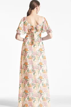 Sachin & Babi Aurora Gown - Antique Bouquet Clearance