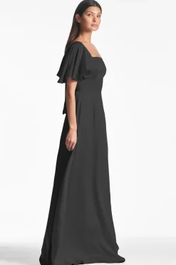 Sachin & Babi Aurora Gown - Black Cheap