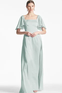 Sachin & Babi Aurora Gown - Jade Sale