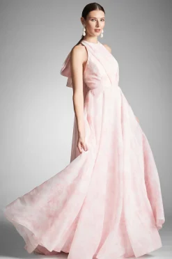 Sachin & Babi Avril Gown - Pale Pink Floral Fashion