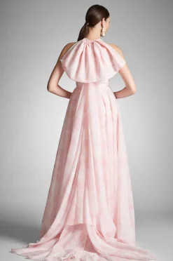 Sachin & Babi Avril Gown - Pale Pink Floral Fashion