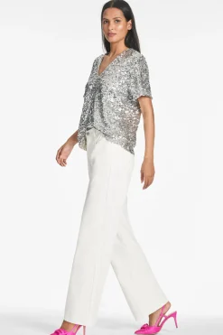 Sachin & Babi Bette Top - Silver Hot