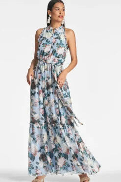 Sachin & Babi Blair Dress - Ice Blue Garden Clearance