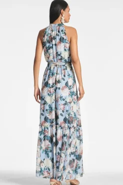 Sachin & Babi Blair Dress - Ice Blue Garden Clearance