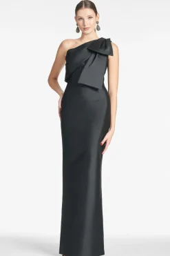 Sachin & Babi Bonnie Gown - Black Fashion