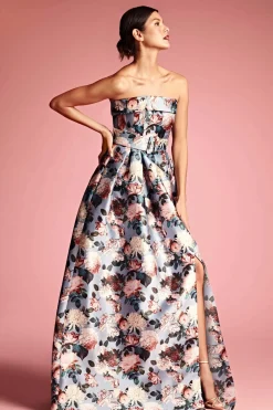 Sachin & Babi Brielle Gown - Ice Blue Garden Discount