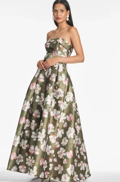 Sachin & Babi Brielle Gown - Moss Magnolia Online