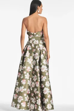 Sachin & Babi Brielle Gown - Moss Magnolia Online