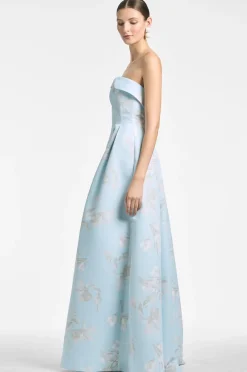 Sachin & Babi Brielle Gown - Sky Venetia Petals New