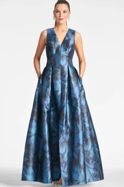 Sachin & Babi Brooke Gown - Tonal Petal Online