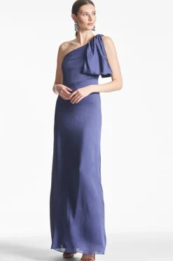 Sachin & Babi Chelsea Gown - Deep Cobalt Best