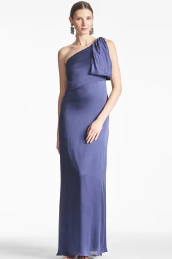 Sachin & Babi Chelsea Gown - Deep Cobalt Best