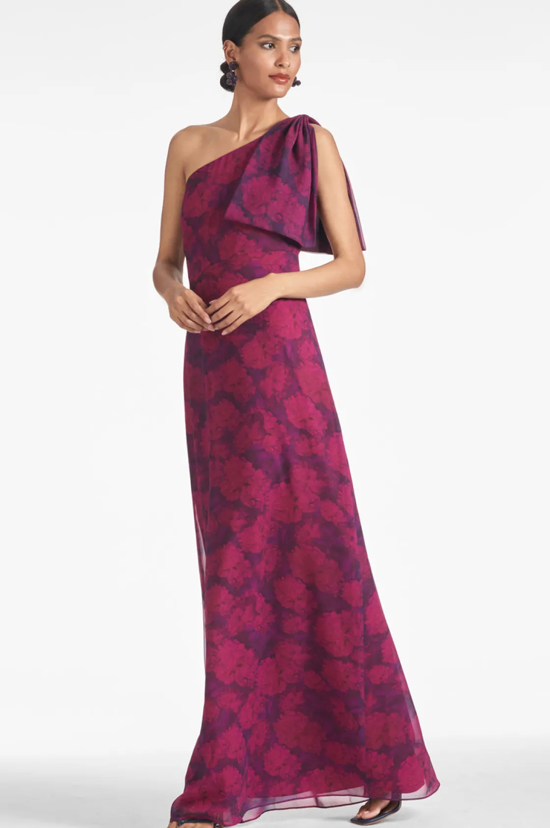 Sachin & Babi Chelsea Gown - Magenta Bloom Discount