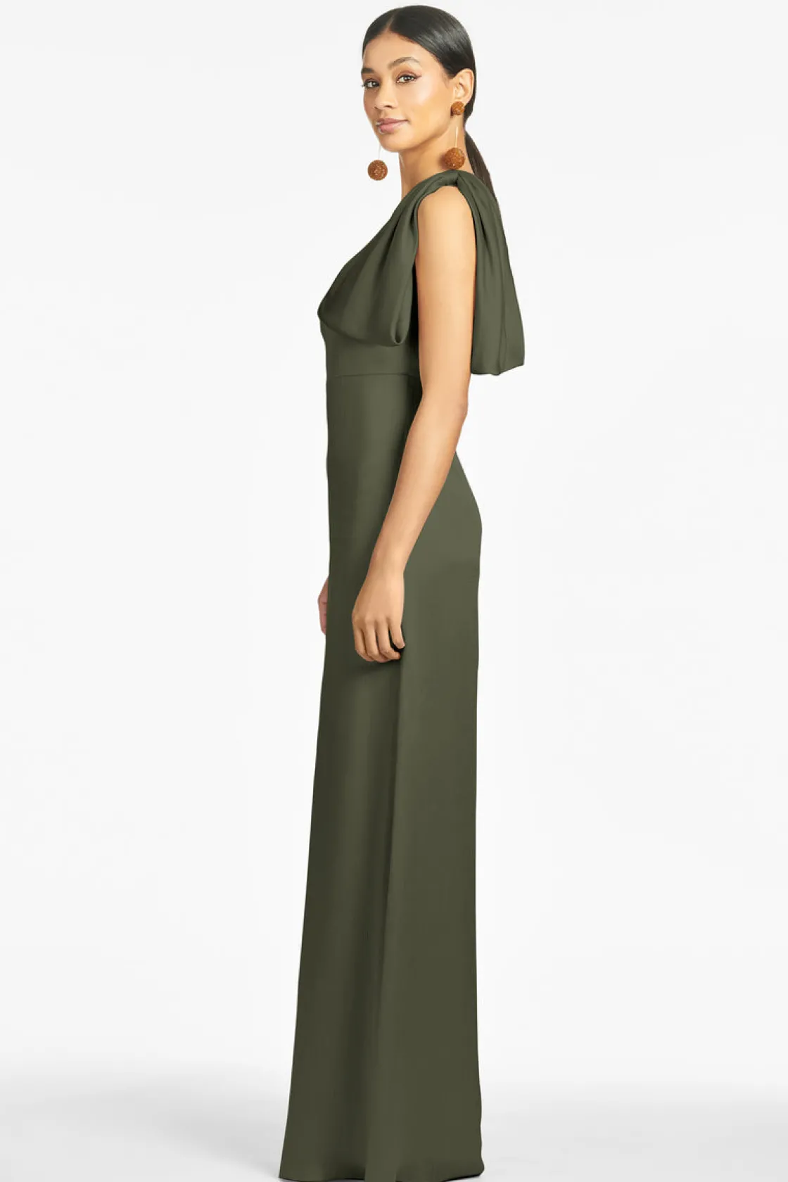 Sachin & Babi Chelsea Gown - Moss Green Online