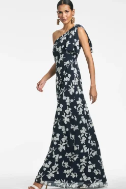 Sachin & Babi Chelsea Gown - Navy Venetia Petal Fashion