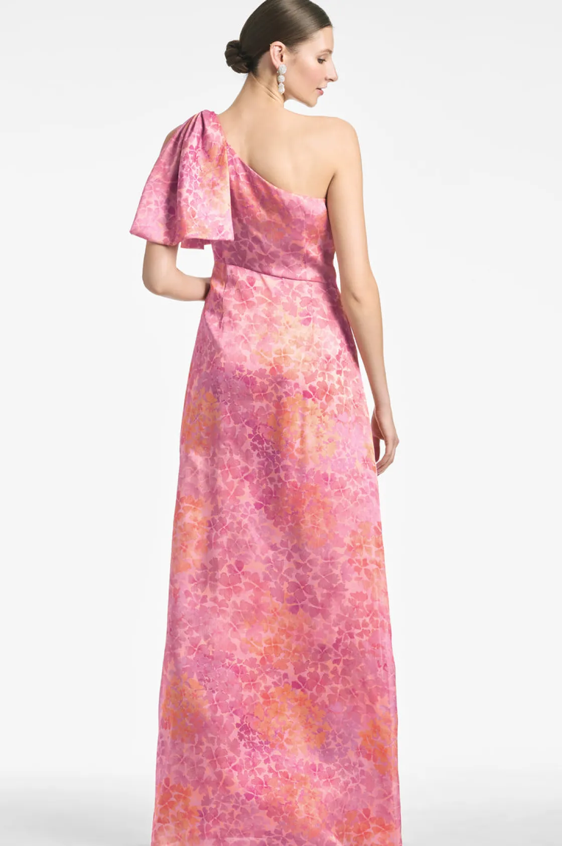 Sachin & Babi Chelsea Gown - Pastel Sunset Hydrangea Hot