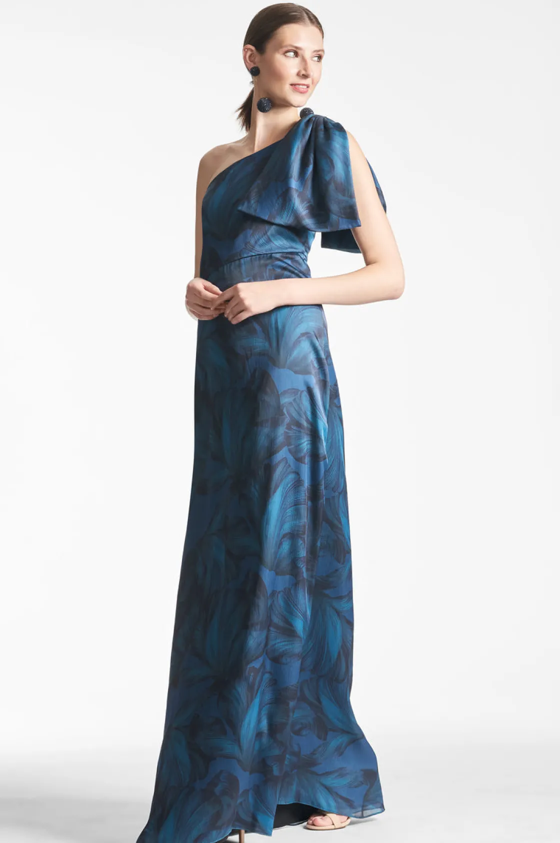 Sachin & Babi Chelsea Gown - Tonal Petal Hot