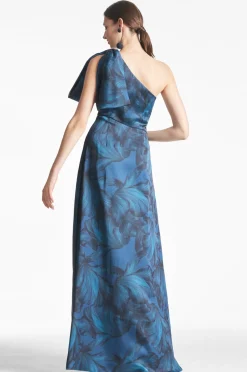 Sachin & Babi Chelsea Gown - Tonal Petal Hot
