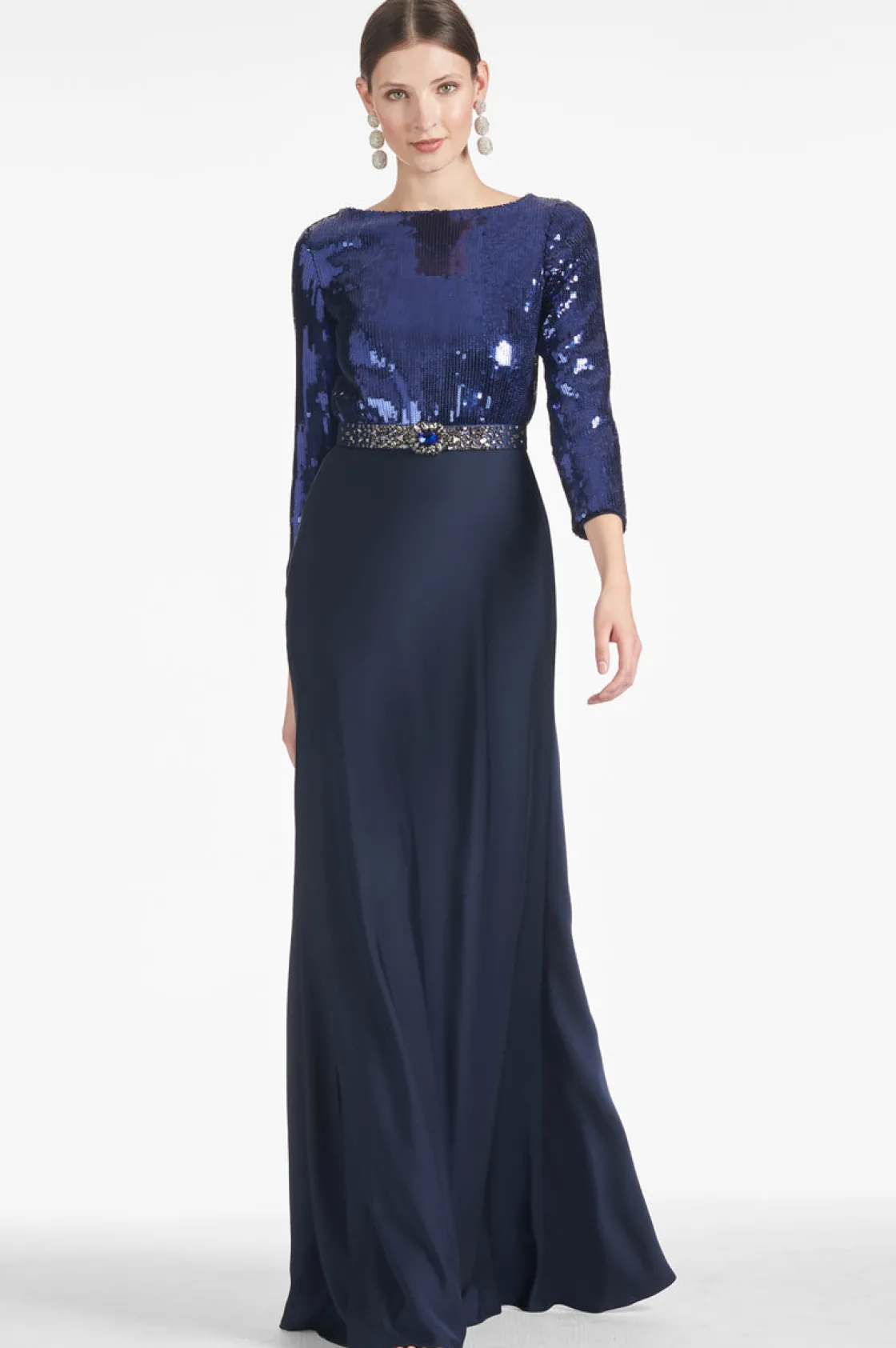 Sachin & Babi Christabel Gown - Sapphire/Midnight Sapphire/Midnight Shop