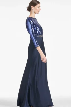 Sachin & Babi Christabel Gown - Sapphire/Midnight Sapphire/Midnight Shop