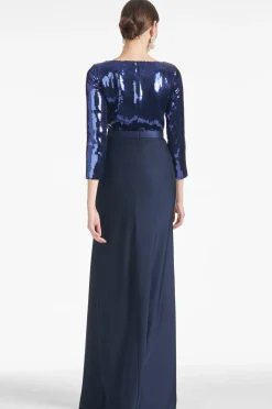 Sachin & Babi Christabel Gown - Sapphire/Midnight Sapphire/Midnight Shop