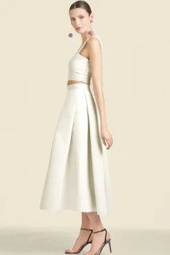 Sachin & Babi Darcy Top - - Mikado Off White Shop