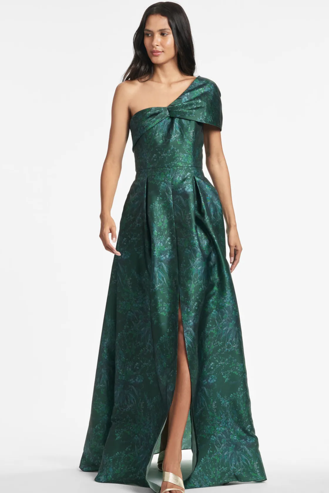 Sachin & Babi Deliah Gown - Malachite Bouquet Multi Store