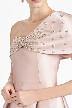 Sachin & Babi Delilah Gown - Silver Peony Flash Sale