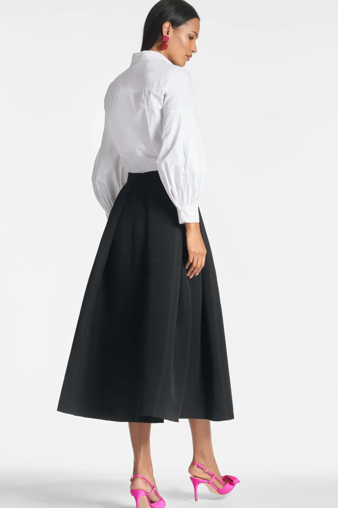 Sachin & Babi Elizabeth Top - White Clearance