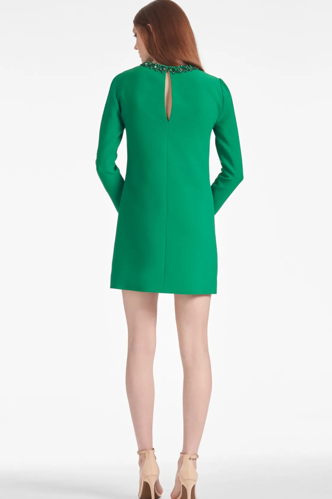 Sachin & Babi Embellished Lily Dress - Cadmium Green Cheap