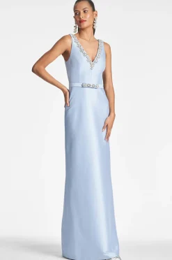 Sachin & Babi Garda Gown - Glacial Blue Store