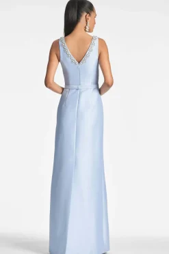 Sachin & Babi Garda Gown - Glacial Blue Store