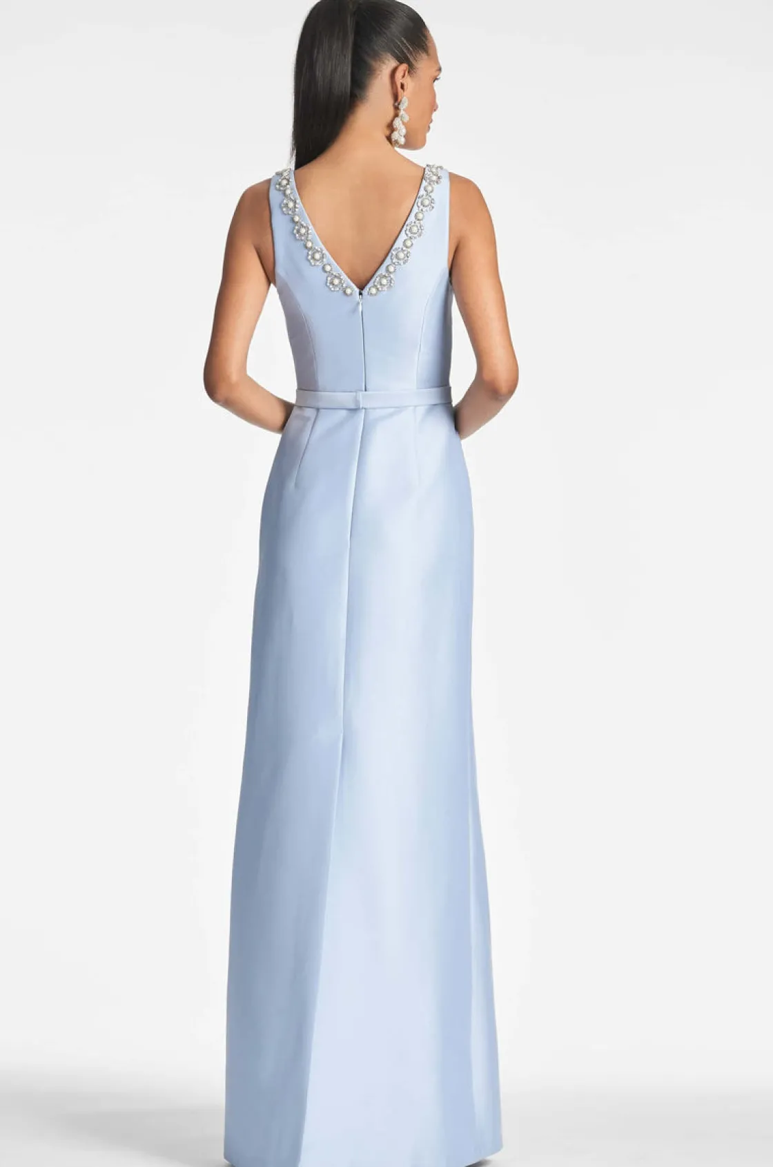 Sachin & Babi Garda Gown - Glacial Blue Store