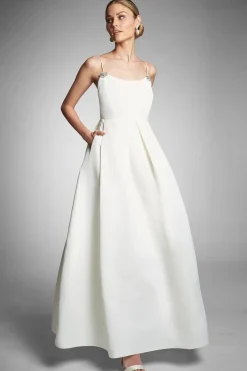 Sachin & Babi Gwen Gown - Ivory Clearance