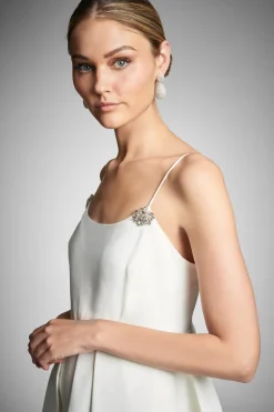 Sachin & Babi Gwen Gown - Ivory Clearance