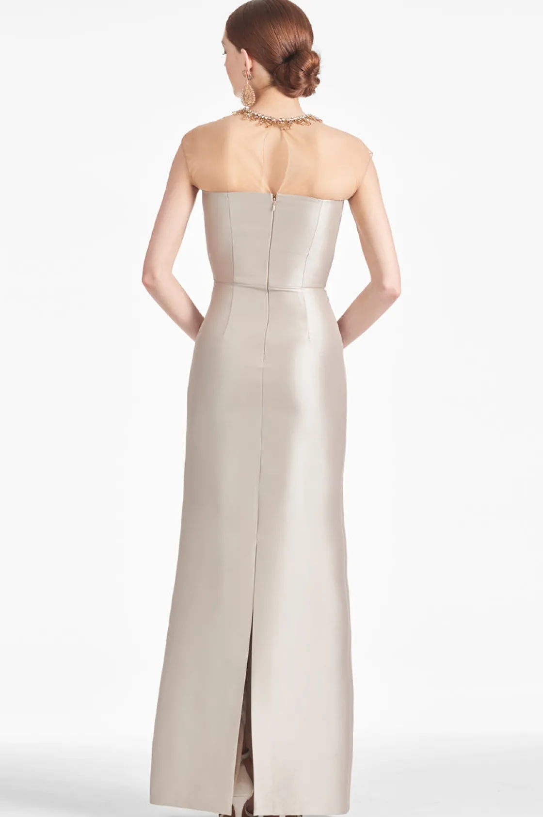 Sachin & Babi Irina Gown - Frosty Pewter Fashion