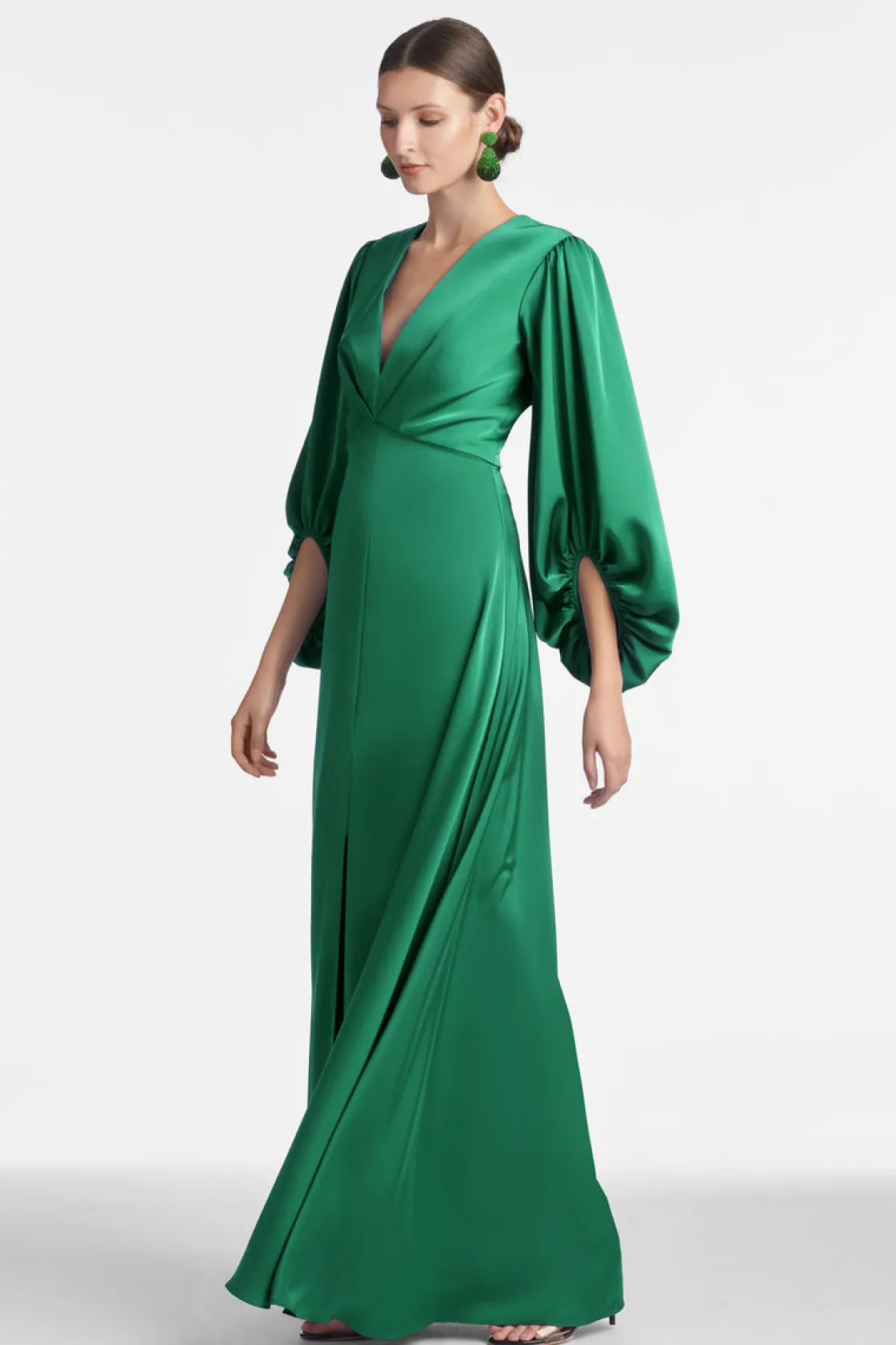 Sachin & Babi Jenny Gown - Emerald Cheap