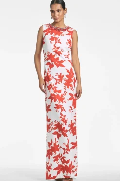 Sachin & Babi Juliana Gown - Coral Narcissus Discount